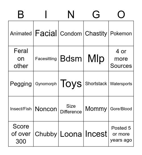 AAAAAAAAHHH SUUS Bingo Card