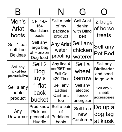 Assoc. Bingo New Glasgow  ends July16 Bingo Card