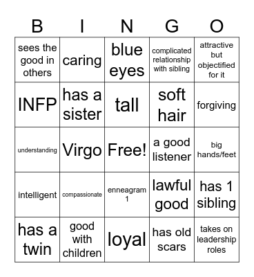 River Bingo Card
