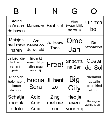 Sliepse 2024 Bingo Card