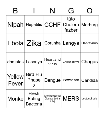 2020-2024 Bingo Card