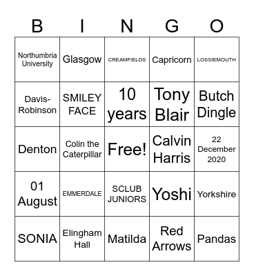 M E L'S     H E N    D O Bingo Card