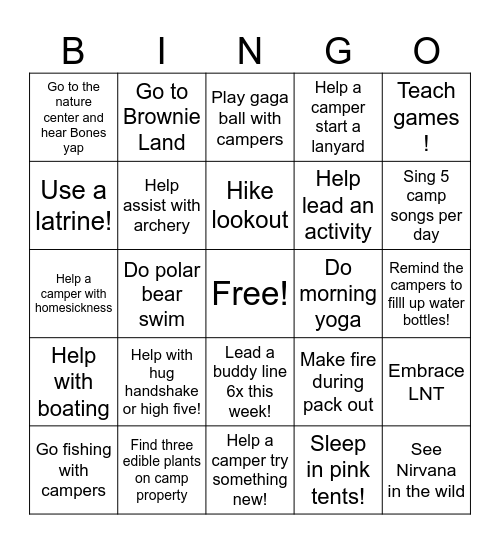 CIT 2 bingo! Bingo Card