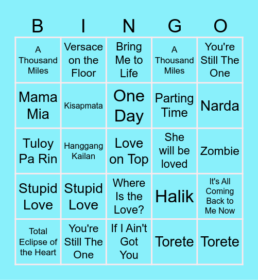 Team Marj's Bingo Monday :D Bingo Card