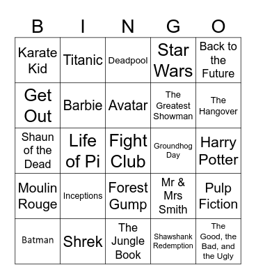 DT Friday Bingo! Bingo Card