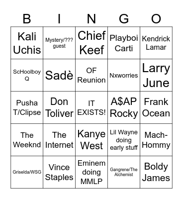 CAMP FLOG GNAW 2024 Bingo Card
