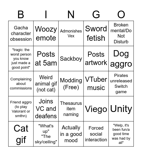 Eth Bingo Card