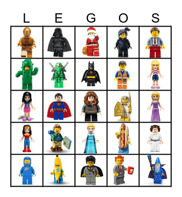 LEGO BINGO Card