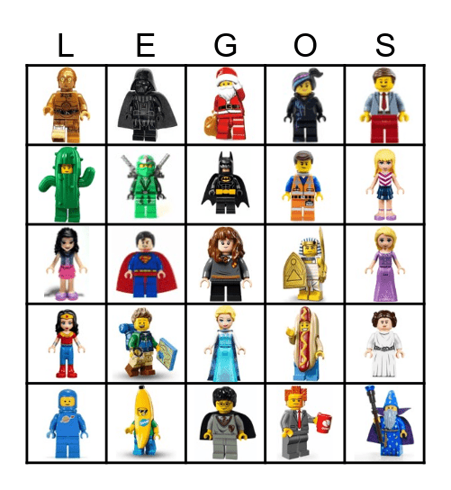 LEGO BINGO Card