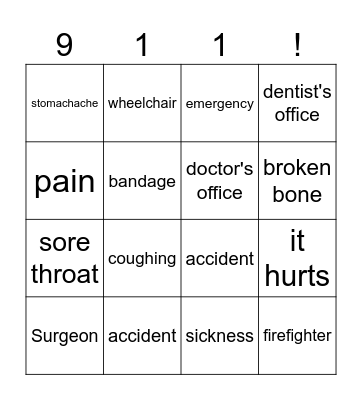 Doctors and Medicine Bingo Card