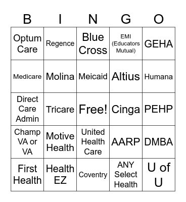 Tanner Clinic July Bingo Card