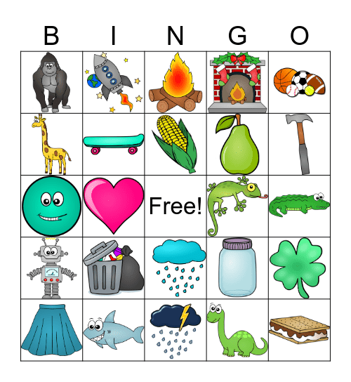 R - mixed Bingo Card