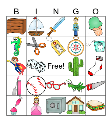 S Bingo Card