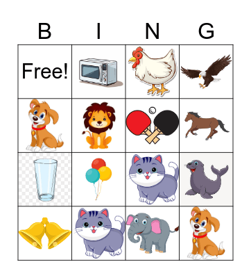 Hearing Bingo Card