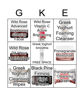 KORRES BINGO Card