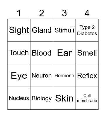 Miss Harford's really great biology bingo! Bingo Card