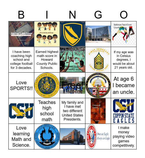 MATHLETICS 2024 Bingo Card