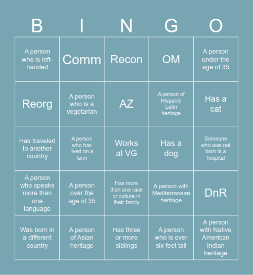 DEI Bingo 06.26.24 Bingo Card