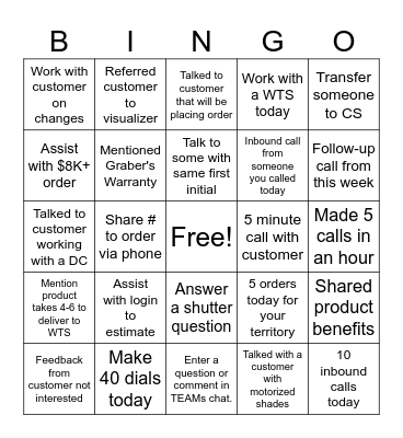 SAH Summer Bingo Card