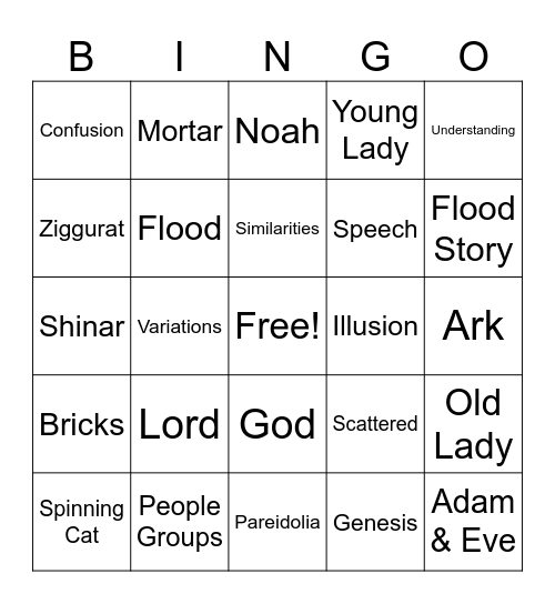 Babel Bingo Card