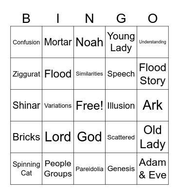 Babel Bingo Card