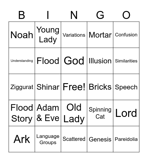 Babel Bingo Card