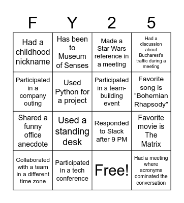 Accelerating Rev Ops Bingo Card