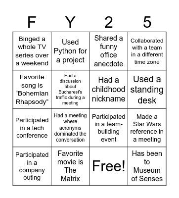 Accelerating Rev Ops Bingo Card
