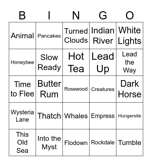 ✨GOOSE✨ Bingo Card