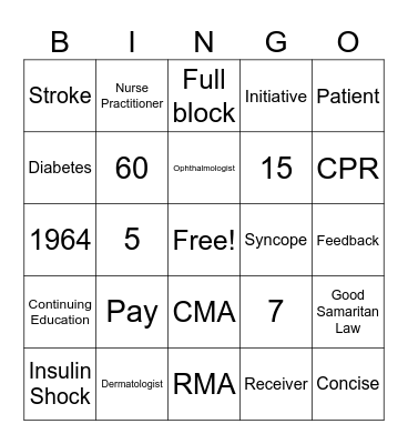 MA 40 Final Exam Bingo Card