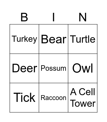 Cullen's Berkshire Adventure Bingo Card