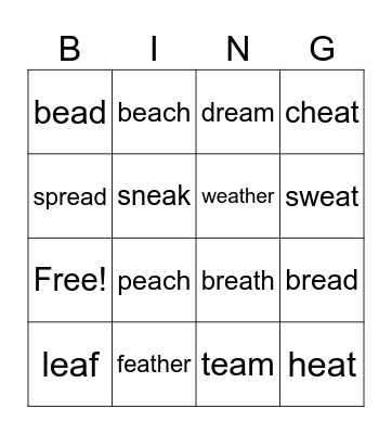 Long/Short EA Bingo Card