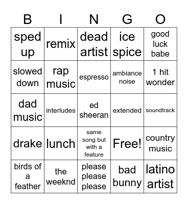 Autoplay :P Bingo Card
