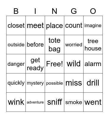 Unit 3 + 4 Bingo Card