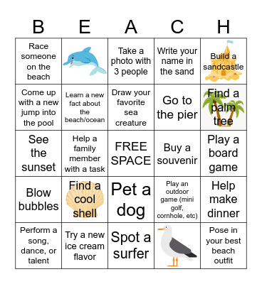 Emerald Isle Bingo Card