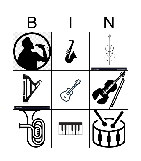 MUSICAL BINGO!!! Bingo Card