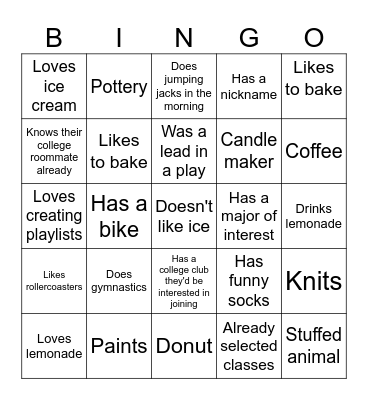 Title here Bingo Card