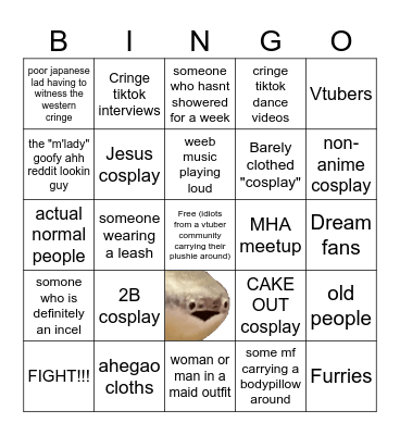 Dokomi Bingo Card