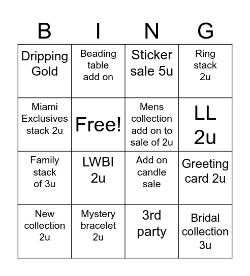 LWP Wynwood Bingo Card