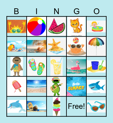 Summer Images Bingo Card