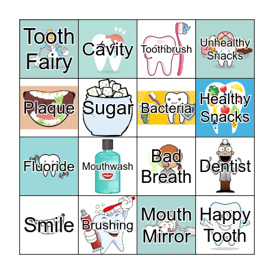 Dental Hygiene BINGO Card