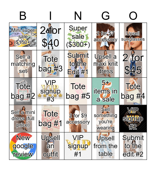 VIC 2 bingo Card