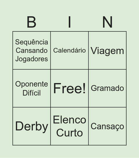 Bingo Coletiva Bingo Card