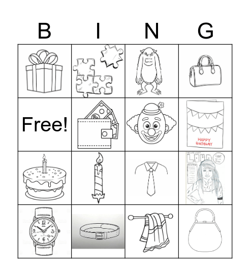 Review Bingo Card
