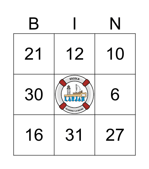 FI DE CURS 2023-2024 Bingo Card