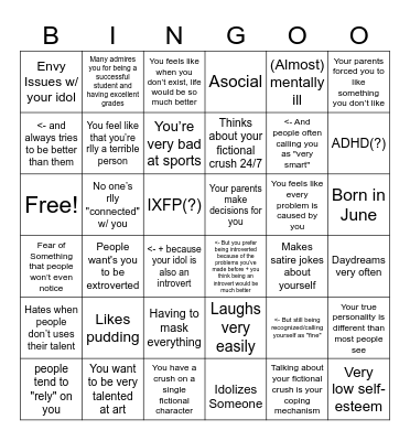 レ🦑 kinnie bingo Card