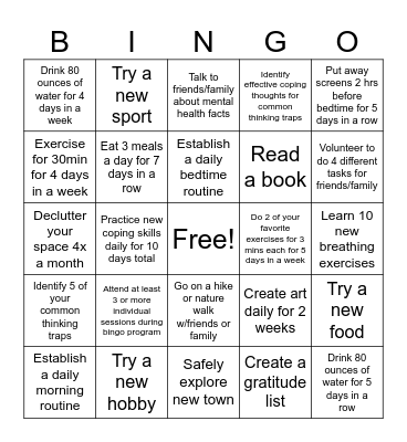 Enzi's Bingo Board Bingo Card