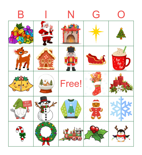 CHRISTMAS IN JULY Bingo Card