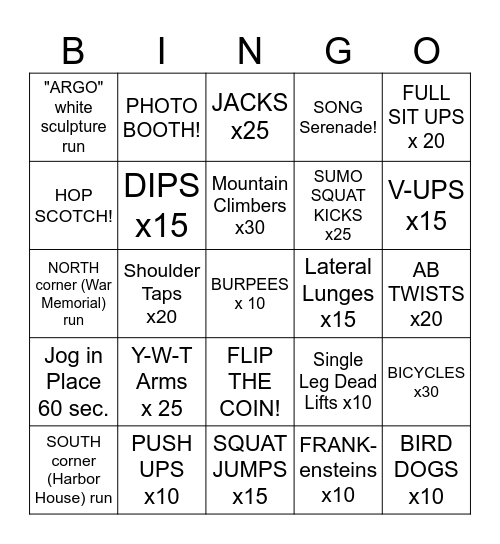 NP MILWAUKEE BINGO! Bingo Card