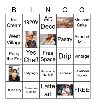 Perets Bingo Card